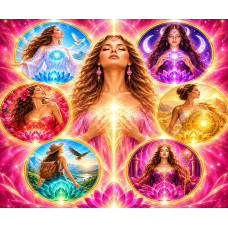 Colección Mujer Power: 6 Mesas Radiónicas para tu Poder Femenino