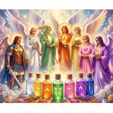 Elixir Angelical 369: Aceite Sagrado de los 7 Arcángeles